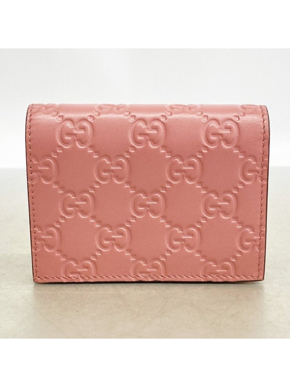 Gucci Wallet Guccissima Cherry Leather Pink Gold - Picture 7 of 7